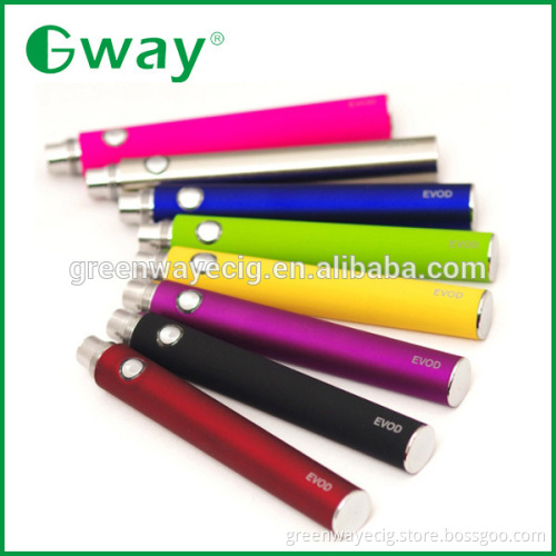 2015 alibaba express greenway ecig wholesale white light evod battery, wax atomizer evod
